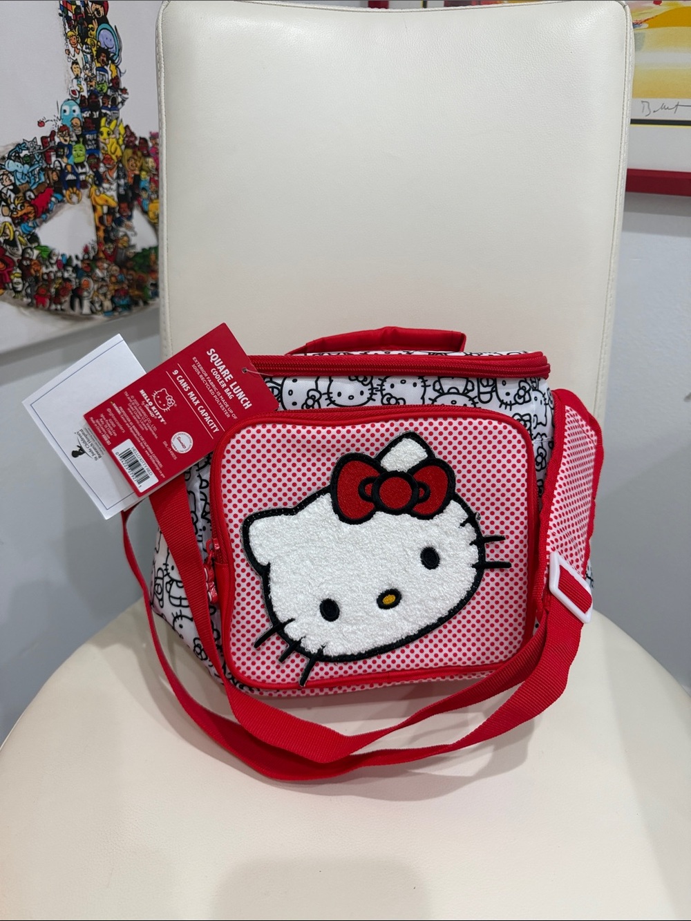 Igloo & Hello Kitty Red & White Insulated Square Lunch Tote/Cooler Bag